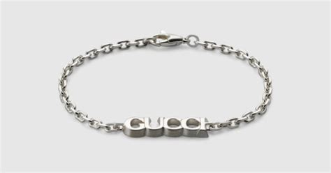 bracciali uomo acciaio gucci|Bracciali Firmati in Argento Sterling Uomo .